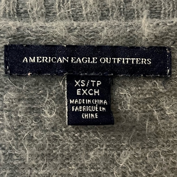 Grey Soft American Eagle Cardigan - Picture 3 of 3